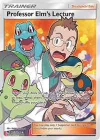 Professor Elm's Lecture (Full Art) - SM - Lost Thunder - Pokemon card