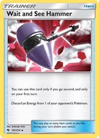 Wait and See Hammer - SM - Lost Thunder - Pokemon card