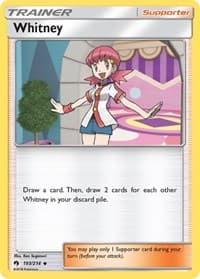 Whitney - SM - Lost Thunder - Pokemon card