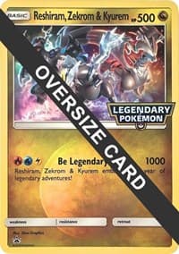 Reshiram, Zekrom & Kyurem - Jumbo Cards - Pokemon card