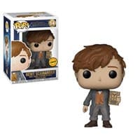 Fantastic Beasts: The Crimes of Grindelwald: Newt Scamander (with Book) (Limited Edition Chase) - Pop! Vinyl - Funko card
