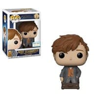 Fantastic Beasts: The Crimes of Grindelwald: Newt Scamander (in Suitcase) (Barnes & Noble Exclusive) - Pop! Vinyl - Funko card