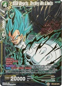 SSB Vegeta, Testing His Limits (SPR) - Miraculous Revival - Dragon Ball Super: Masters card