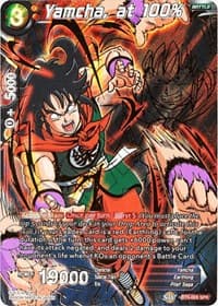Yamcha, at 100% (SPR) - Miraculous Revival - Dragon Ball Super: Masters card
