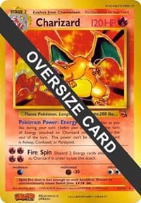 Charizard - 4/102 (CoroCoro Promo) - Jumbo Cards - Pokemon card