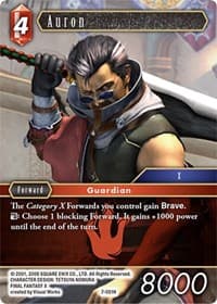 Auron - Opus VII - Final Fantasy TCG card