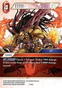 Ifrit EX - Opus VII - Final Fantasy TCG card