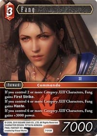 Fang - Opus VII - Final Fantasy TCG card