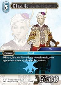 Eduardo - Opus VII - Final Fantasy TCG card