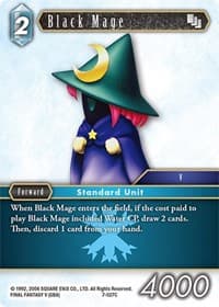 Black Mage (7-027C) - Opus VII - Final Fantasy TCG card