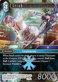 Serah - Opus VII - Final Fantasy TCG card