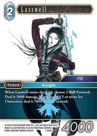 Lasswell - Opus VII - Final Fantasy TCG card