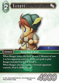 Ranger - Opus VII - Final Fantasy TCG card