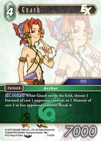 Gnash EX - Opus VII - Final Fantasy TCG card