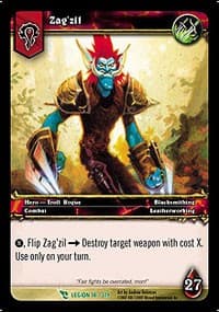 Zag'zil - March of the Legion - WoW card