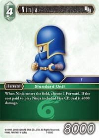 Ninja (7-058C) - Opus VII - Final Fantasy TCG card