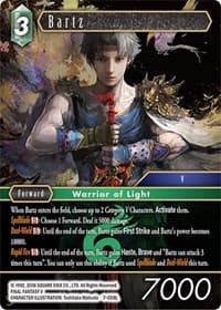 Bartz - Opus VII - Final Fantasy TCG card