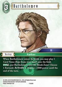 Bartholomew - Opus VII - Final Fantasy TCG card