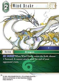 Wind Drake EX - Opus VII - Final Fantasy TCG card