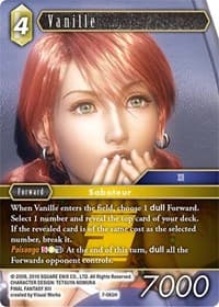 Vanille - Opus VII - Final Fantasy TCG card