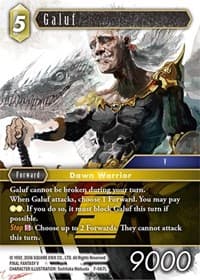 Galuf - Opus VII - Final Fantasy TCG card