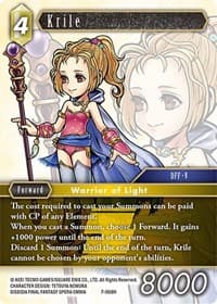 Krile - Opus VII - Final Fantasy TCG card