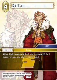 Kolka - Opus VII - Final Fantasy TCG card