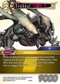 Zaghnal - Opus VII - Final Fantasy TCG card