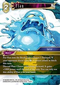 Flan - Opus VII - Final Fantasy TCG card
