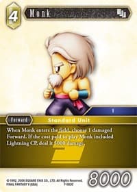 Monk - Opus VII - Final Fantasy TCG card