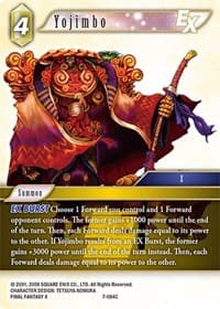 Yojimbo EX - Opus VII - Final Fantasy TCG card