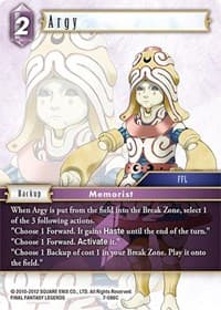 Argy - Opus VII - Final Fantasy TCG card