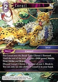 Coeurl - Opus VII - Final Fantasy TCG card