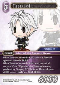Thancred - Opus VII - Final Fantasy TCG card