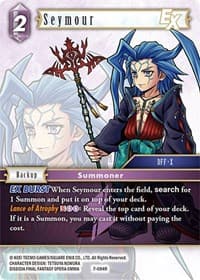 Seymour EX - Opus VII - Final Fantasy TCG card