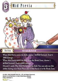Mid Previa - Opus VII - Final Fantasy TCG card
