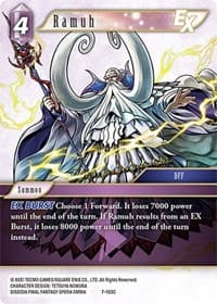 Ramuh EX - Opus VII - Final Fantasy TCG card