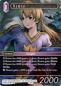 Ramza - Opus VII - Final Fantasy TCG card
