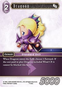 Dragoon - Opus VII - Final Fantasy TCG card