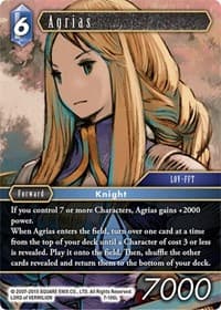 Agrias - Opus VII - Final Fantasy TCG card