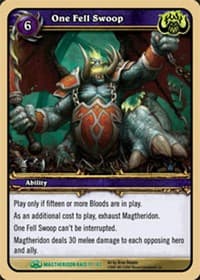One Fell Swoop - Magtheridon's Lair - WoW card