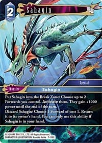 Sahagin - Opus VII - Final Fantasy TCG card