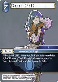 Sarah (FFL) - Opus VII - Final Fantasy TCG card