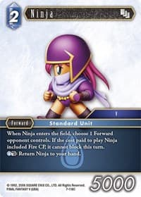 Ninja (7-118C) - Opus VII - Final Fantasy TCG card