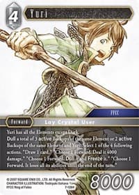 Yuri - Opus VII - Final Fantasy TCG card