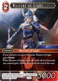 Warrior of Light - Opus VII - Final Fantasy TCG card