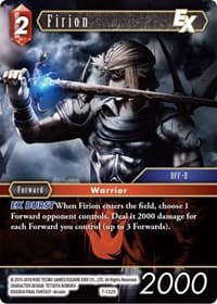 Firion EX - Opus VII - Final Fantasy TCG card
