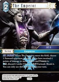 The Emperor EX - Opus VII - Final Fantasy TCG card
