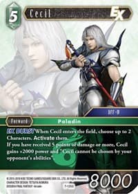 Cecil EX - Opus VII - Final Fantasy TCG card