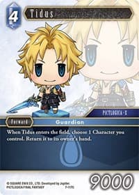 Tidus (7-117C) - Opus VII - Final Fantasy TCG card